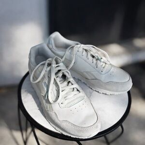 Reebok White Lace-Up Sneakers
